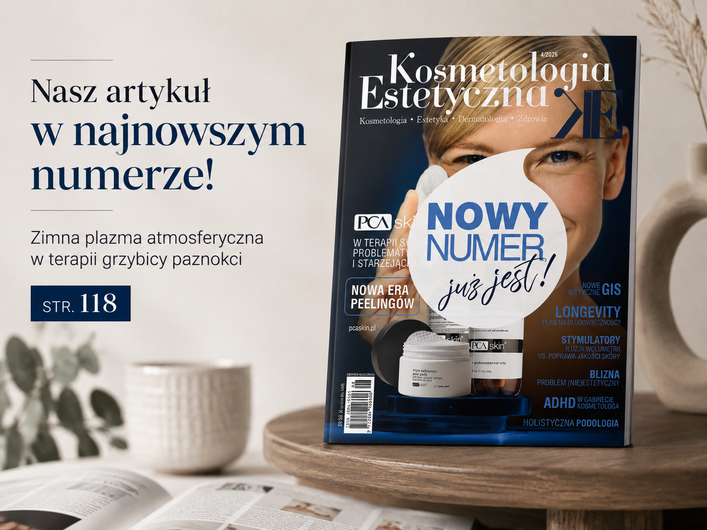O zimnej plazmie piszemy również w „Kosmetologii Estetycznej”