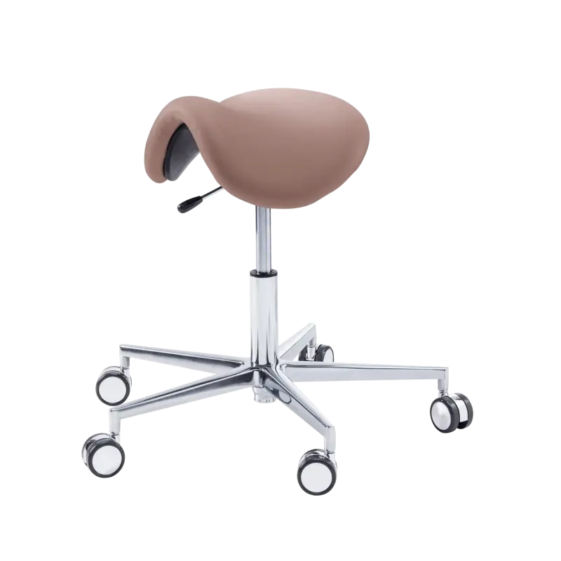 Taboret podologiczny RUCK STOOL saddle taupe krótki podnośnik