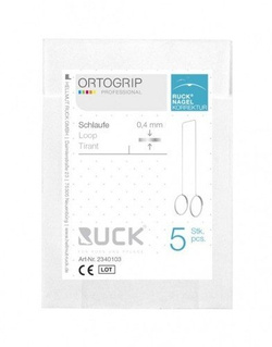 Łączniki do klamer RUCK® NAGELKORREKTUR ORTOGRIP professional rozm 0,40, 5 szt.