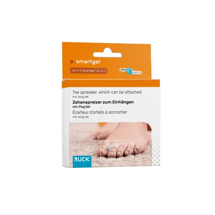 RUCK® smartgel plug+switch, separator palcowy, średni, 4 szt.