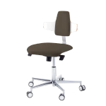 Krzesło podologiczne RUCK STOOL dynamic, napoleon, CPL Biały, espresso 