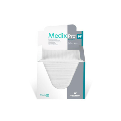 Podkłady higieniczne bibułowo-foliowe 33x48 cm, białe 80 szt.