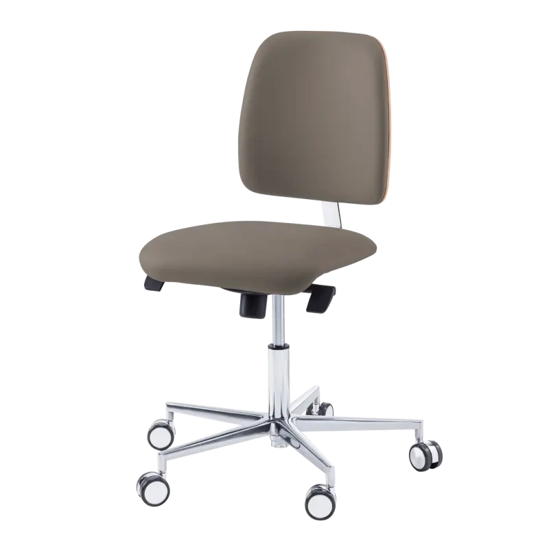 Krzesło podologiczne RUCK STOOL dynamic, comfort, CPL Dąb, mocca, długi