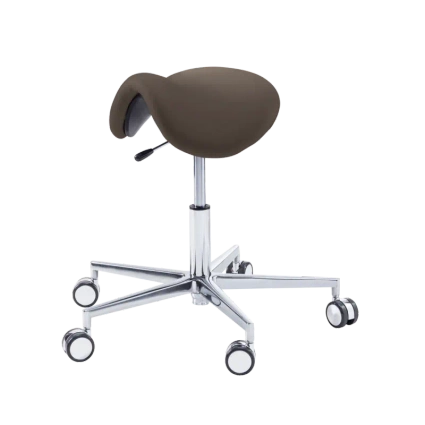 Taboret podologiczny RUCK STOOL saddle espresso krótki podnośnik