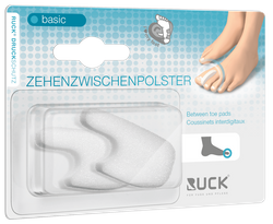 RUCK® basic, separatory międzypalcowe białe, duży, 2 szt.