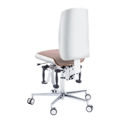 Krzesło zdrowotne RUCK STOOL Bioswing, CPL Biały, taupe 