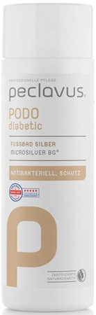 peclavus® PODOdiabetic kąpiel do stóp z mikrosrebrem, 150 ml