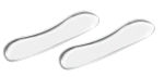 RUCK® żelowe zapiętki do butów przeciw otarciom, 4 szt.