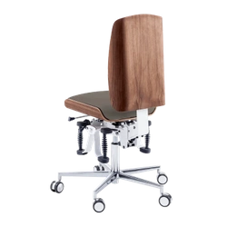 Krzesło zdrowotne  RUCK STOOL Bioswing, CPL Orzech, mocca