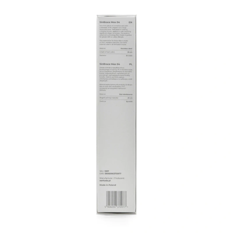 Arkada’s drut do klamer indywidualnych SinBrace Max 04