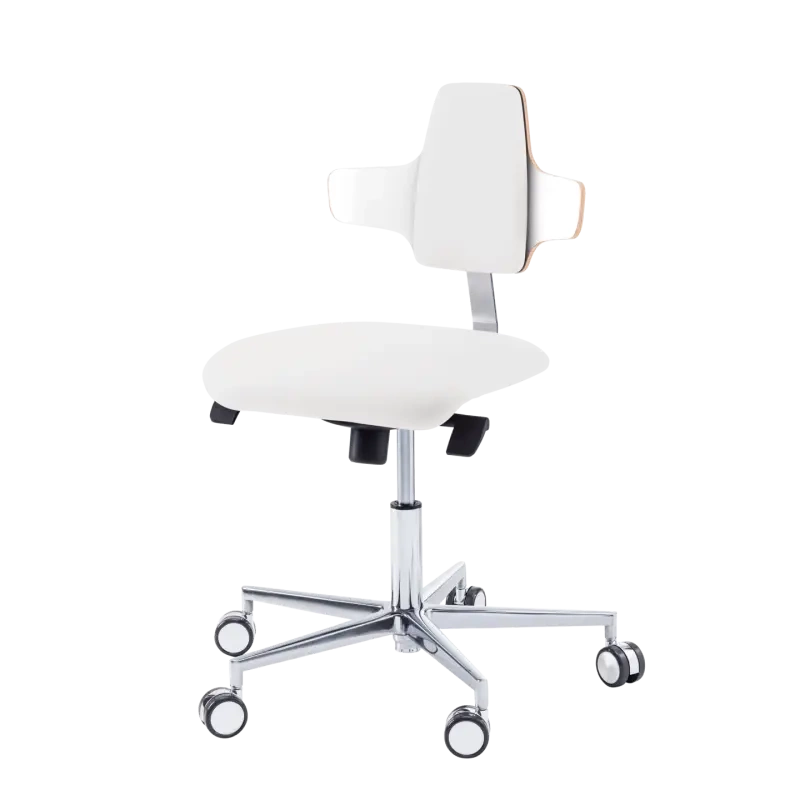 Krzesło podologiczne RUCK STOOL dynamic, napoleon, CPL Biały, biały