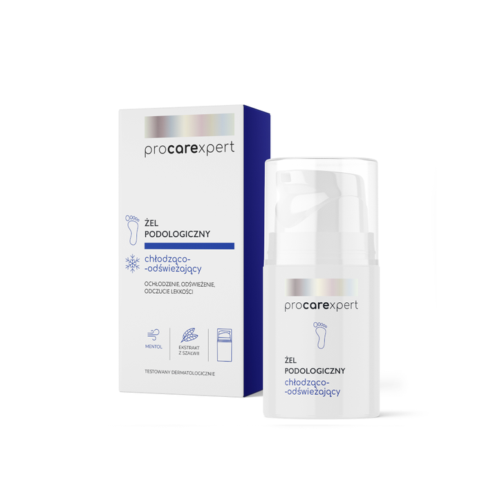 ProCareXpert Żel podologiczny chłodząco-odświeżający 50 ml, 8+1 GRATIS