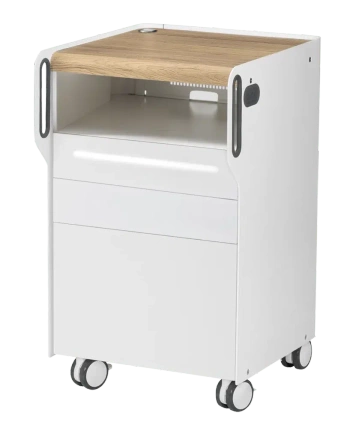 Szafka podologiczna RUCK ROOM move S z światłem LED, CPL dąb