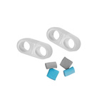 RUCK smartgel plug+switch  podwójny separator żelowy międzypalcowy z wymiennymi wkładami korekcyjnymi S 4 szt.