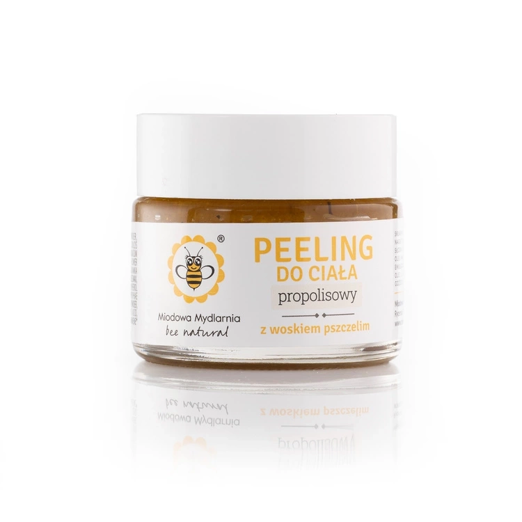 MIODOWA MYDLARNIA Peeling do ciała PROPOLISOWY, 60g