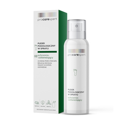 ProCareXpert puder podologiczny ochronno-odświeżający w sprayu 150 ml