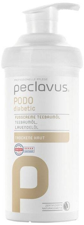 peclavus® PODOdiabetic krem do stóp z olejkiem drzewa herbacianego, 500 ml