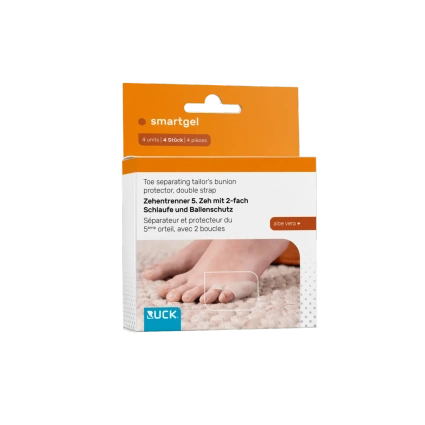 RUCK smartgel separator na mały palec z podwójną pętlą i osłoną boczną 4 szt.