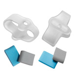 RUCK smartgel plug+switch  podwójny separator żelowy międzypalcowy z wymiennymi wkładami korekcyjnymi L 4 szt.