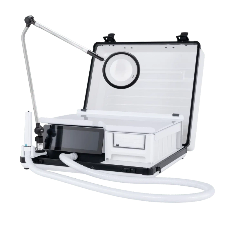 RUCK Nova Pro zestaw mobilny frezarka walizka lampa lupa Circle S mobile czarny