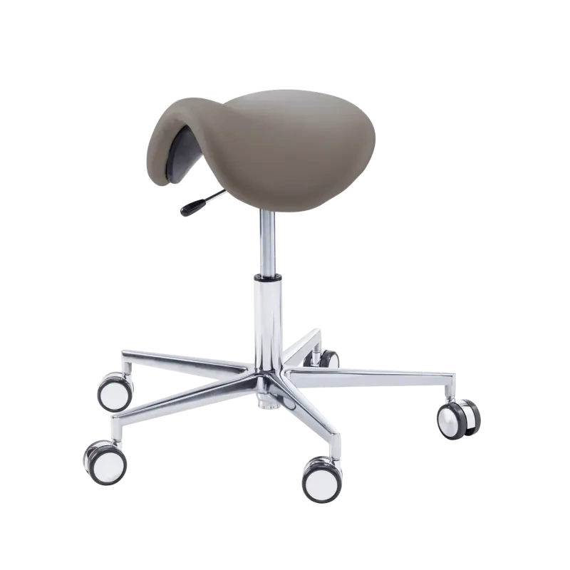Taboret podologiczny RUCK STOOL saddle kamienny krótki podnośnik