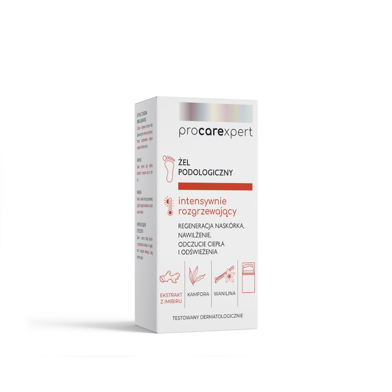 ProCareXpert żel podologiczny intensywnie rozgrzewający 50 ml, 8 + 1 GRATIS