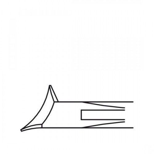 RUCK® - Podologiczne cążki czołowe, matowe 11 cm