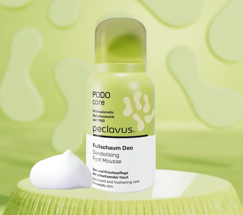peclavus PODOcare pianka dezodorująca do stóp na nadmierną potliwość 35 ml