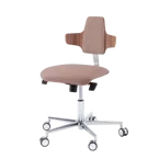 Krzesło podologiczne RUCK STOOL dynamic, napoleon, CPL Orzech, taupe