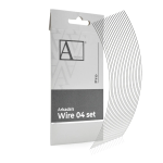 Arkada’s Drut prosty 04 – zestaw 20 szt. 0,4 mm × 10 cm