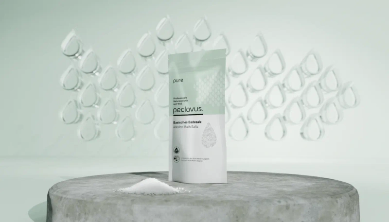 peclavus pure zasadowa sól do kąpieli stóp i ciała 40 g