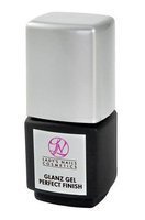 Żel na paznokcie - nabłyszczający Glanz Perfect Finish z pędzelkiem, 14 ml