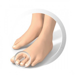 RUCK® smartgel, pierścienie ochronne na palce - profilowane, średni, 4 szt.