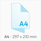 Druk ulotki składanej na pół do formatu A4, zadruk dwustronny (4/4)