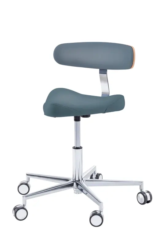 Taboret podologiczny RUCK STOOL triangle, radius, CPL Dąb, ocean, długi