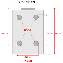 Yeson autoklaw parowy, seria E 22L