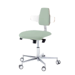 Krzesło podologiczne RUCK STOOL dynamic, napoleon, CPL Biały, szałwia