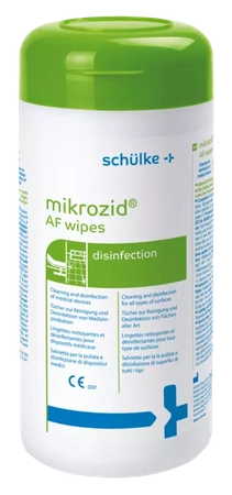 Schulke chusteczki do czyszczenia i dezynfekcji powierzchni mikrozid® AF wipes, pudełko + wkład, 150 szt.