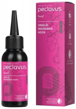 peclavus® hand oliwka ochronna do paznokci orzechy makadamia i miód, 50 ml