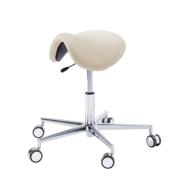 Taboret podologiczny RUCK STOOL saddle natural krótki podnośnik