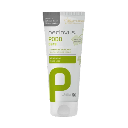 peclavus PODOcare Weinlaub krem do stóp z liśćmi winogron, edycja limitowana 100 ml + 100 ml gratis