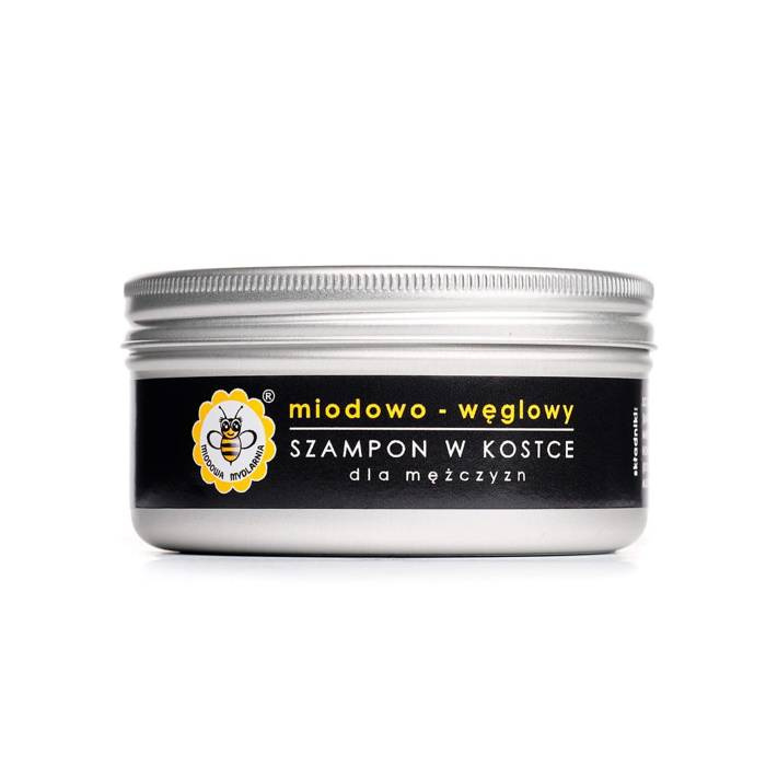 MIODOWA MYDLARNIA Szampon w kostce MIODOWO-WĘGLOWY, 70g