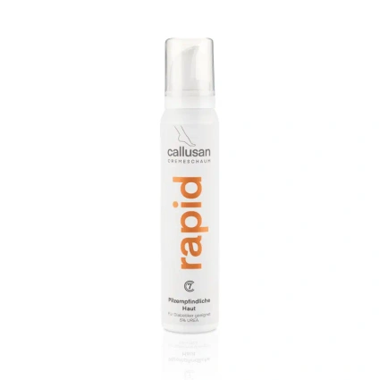 Callusan RAPID antygrzybiczy krem w piance do codziennej ochrony stóp 125 ml