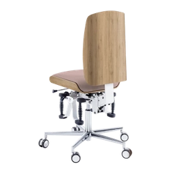 Krzesło zdrowotne RUCK STOOL Bioswing, CPL Dąb, taupe