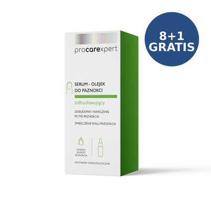 ProCareXpert Serum - olejek do paznokci odbudowujący 10 ml, 8+1 GRATIS