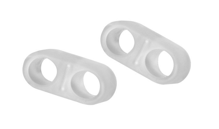 RUCK smartgel plug+switch  podwójny separator żelowy międzypalcowy z wymiennymi wkładkami S 10 szt.