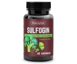 SKOCZYLAS Sulfogin sulforafan + ginkgo biloba, 60 kapsułek