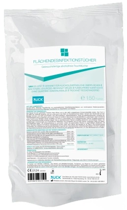 Bezalkoholowe chusteczki dezynfekujące, wkład 150 szt.