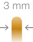 RUCK® GOLDSTADT PROFESSIONAL, "pasek", gr 0,10mm, rozm 23, 1szt.