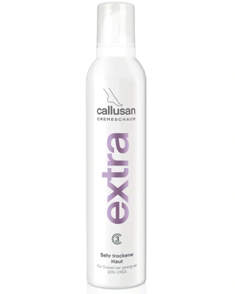 Callusan extra krem w piance 10% mocznika do pielęgnacji bardzo suchej i łuszczącej się skóry stóp 300 ml